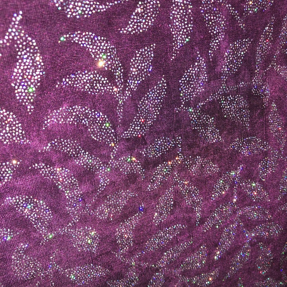 Purple sparkly a-Line dress